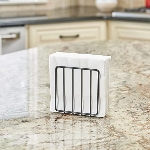 Spectrum Diversified Yumi Modern Metal Napkin Holder - Black