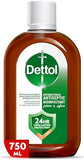 Dettol Antiseptic Disinfectant Liquid (750ml) - Powerful Germ Protection