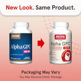 Jarrow Formulas Alpha GPC 300mg - 60 Veggie Caps - Enhanced Brain Function & Cognitive Support