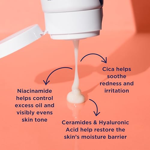 PanOxyl PM Balancing Repair Moisturizer with Niacinamide, Ceramides and Cica - 3 oz
