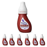 Biotouch Permanent Makeup Liquid Lip Pigment - Set of 6 - Earthy Red