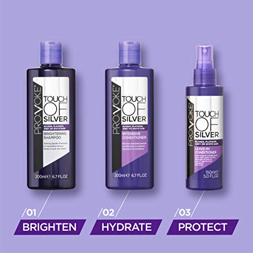 PROVOKE Touch Of Silver Brightening Purple Shampoo & Conditioner