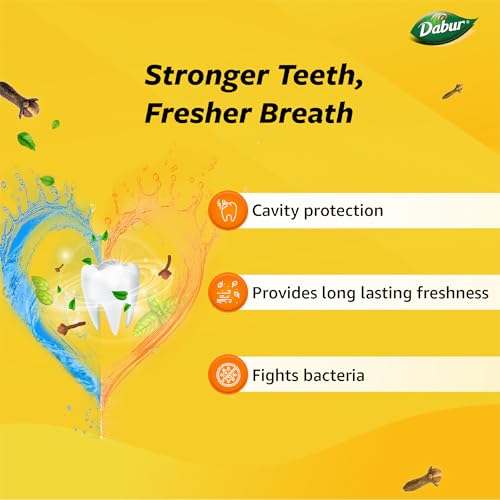 Dabur Herbal Advanced Clove Gel Toothpaste for Cavity Protection - 150g