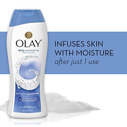 Olay Daily Exfoliating Body Wash with Sea Salts - 22 oz (4 Count)