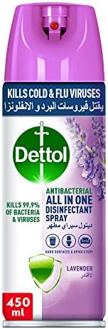 Dettol Antibacterial All-in-One Spray (450ml) - Lavender Fragrance