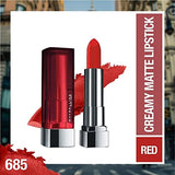 Maybelline Color Sensational Creamy Matte Lipstick - Craving Coral (0.15 oz)