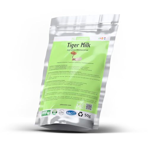 ALIBOOSTER Pure Standardized Tiger Milk Mushroom Extract Powder - 50g