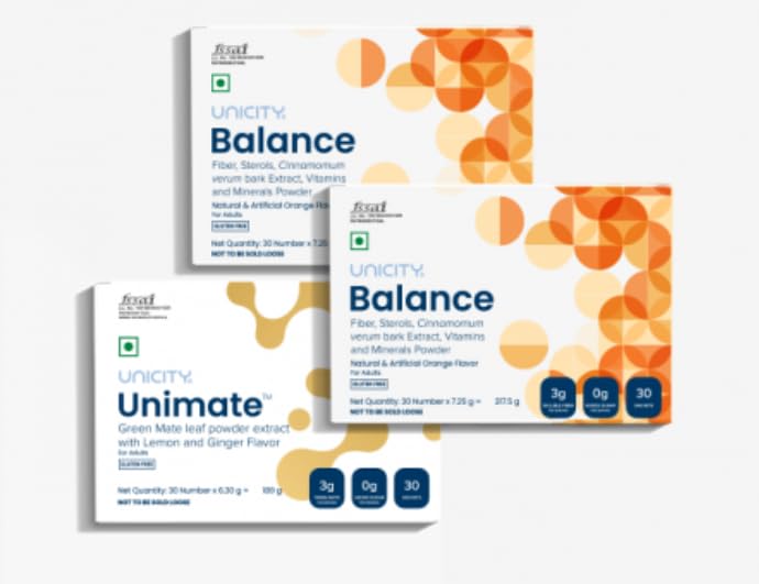 Unimate Lemon Flavor 30 Packets + Balance Natural Orange 60 Tablets Feel Great