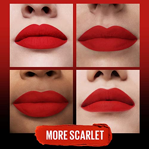 Maybelline New York Matte Lipstick - Sensational Ultimate Colour #299 More Scarlet (Red)