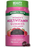 Nature's Truth Women's Multi-vitamin Collagen 70 Vegan Gummies, 70 Count