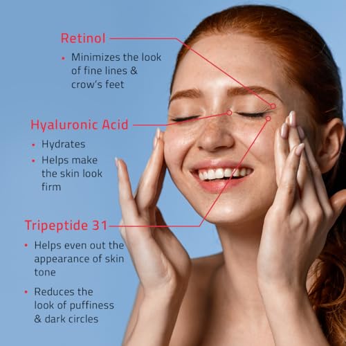 YEOUTH Retinol Eye Cream - Anti Aging, Wrinkles, Firming Eye Bags, Dark Circles