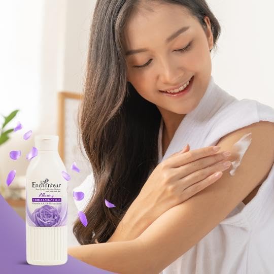 Enchanteur Satin Smooth Lotion: Aloe Vera & Olive Butter