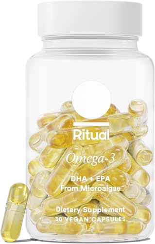 Ritual Vegan Omega 3 DHA & EPA - Plant-Based Brain & Heart Health Supplement