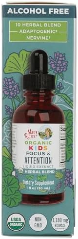 MaryRuth Organics Kids Focus Attention Support Drops