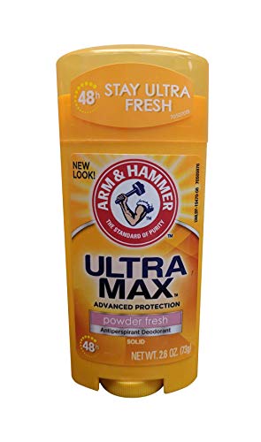 ARM & HAMMER Ultramax Invisible Solid Powder Fresh Antiperspirant & Deodorant - 2.6 oz (2 Pack)