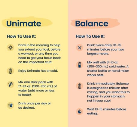 Unimate Feel Great Balance: 60 Tips & 30 Lemon Flavor Envelopes