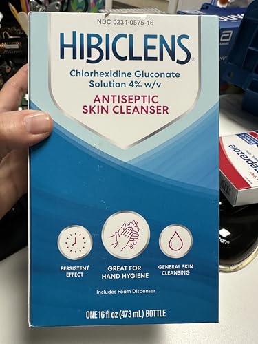 HIBICLENS Antimicrobial Skin Liquid Soap with Foaming Pump - 16 fl. oz (Pack of 2)