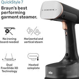 Braun QuickStyle7 Handheld Garment Steamer - Effortless Wrinkle Removal