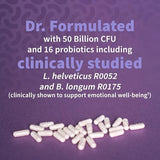 Garden of Life Dr. Formulated Probiotics Mood+ - Gut Health & Mood Support (60 Veggie Caps)