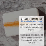 Baxter of California Vitamin Cleansing Bar - Citrus & Herbal Musk 198g