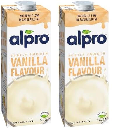 Alpro Vanilla Drink (2 x 1L) - Vegan, Dairy-Free, Gluten-Free Milk