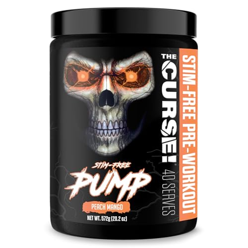 JNX Sports Stim-Free Pump Pre-Workout - Peach Mango (20.2 oz)