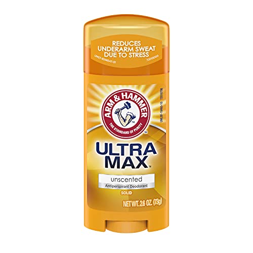 ARM & HAMMER ULTRAMAX Anti-Perspirant Deodorant Solid Unscented - 2.60 oz (Pack of 3)