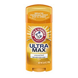 ARM & HAMMER ULTRAMAX Anti-Perspirant Deodorant Solid Unscented - 2.60 oz (Pack of 3)