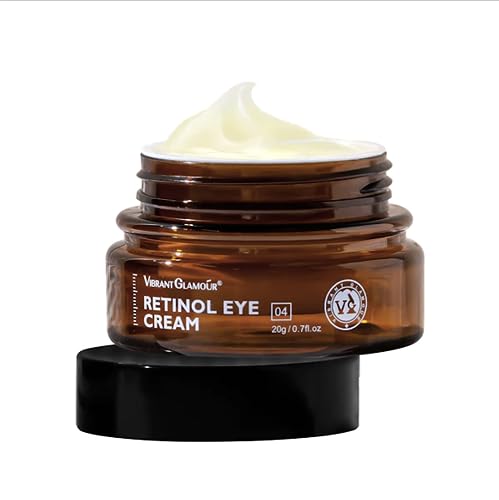 Vibrant Glamour Retinol Eye Cream: Reduce Dark Circles & Fine Lines
