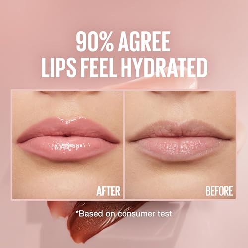 Maybelline Lifter Gloss Hydrating Lip Gloss with Hyaluronic Acid - Reef Peachy Neutral