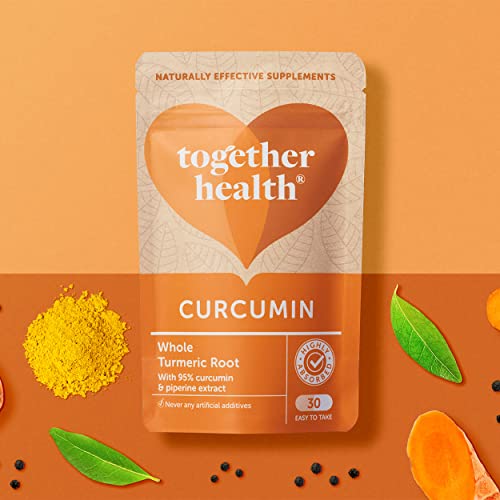 Organic Turmeric & Curcumin Complex with Black Pepper - 95% Curcumin - Vegan Capsules - Made in UK - Pack of 2 (60 Vegecaps)