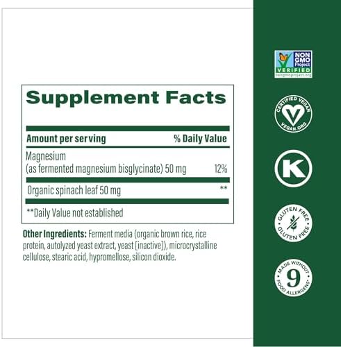 MegaFood Magnesium - 90 Tablets - Support Muscle Function & Relaxation