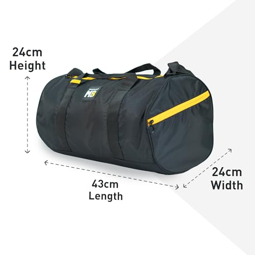 MuscleBlaze Polyester Gym Duffle Bag - Black (30 Liters)