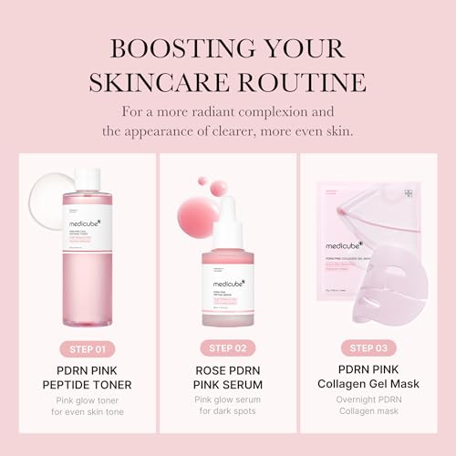 Medicube PDRN Pink Deer Soothing Toner, Lotion & Skincare Set