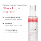 medicube Salmon DNA PDRN Pink Glutathione Spray Serum | Pink Glass Glow Serum Mist for Moisturizer, Soothing, Firming, and Uneven Skin Tone | Korean Skincare