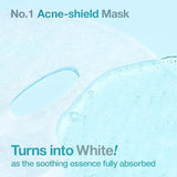 numbuzin No.1 Pantothenic B5 Hyaluronic Active Clear Sheet Mask – Soothing & Hydrating Korean Face Mask for Acne-Prone, Sensitive Skin (Pack of 4)