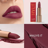 HYUE Velvette Kiss Matte Bullet Lipstick in Mauve It - Long-Wear & Nourishing