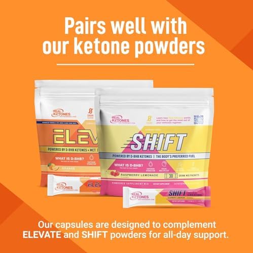 Keto BHB Salts Capsules - Sodium Calcium & Magnesium BHB Capsules with Caffeine & Patented goBHB Beta-Hydroxybutyrate Electrolytes - Exogenous Ketones Supplement for Enhanced Energy Focus & Ketosis
