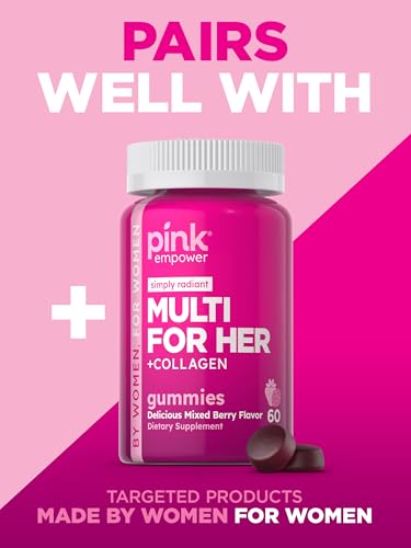 Pink Probiotics for Women - 5 Billion CFU with Cranberry - Women's Digestive & Immune Support - 50 Capsules