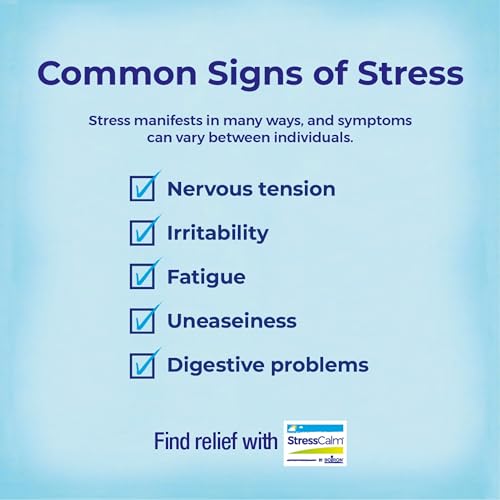 Boiron StressCalm Stress Relief Capsules - 60 Count Natural Calming Supplement