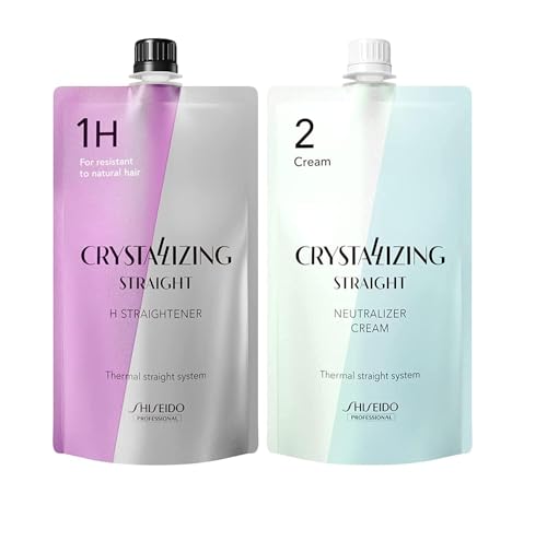 Shiseido Professional Hair Straightening System: Crystallizing Straightener & Neutralizing Emulsion