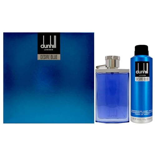 Alfred Dunhill Dunhill Desire Blue Men's Gift Set - EDT 100ml + Body Spray