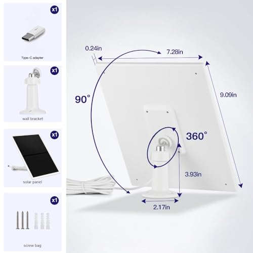 10W IP66 Waterproof Solar Panel for Security Cameras