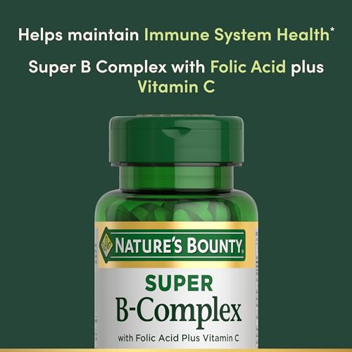 Nature's Bounty Super B-Complex with Folic Acid & Vitamin C - 150 Tablets