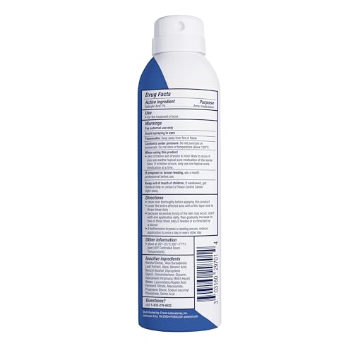 PanOxyl Acne Banishing Body Spray with 2% Salicylic Acid - 6 Oz | Pimple Treatment Spray for Stubborn Breakouts