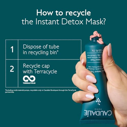 Caudalie Instant Detox Clay Mask (35ml) - Purify & Refine Your Skin