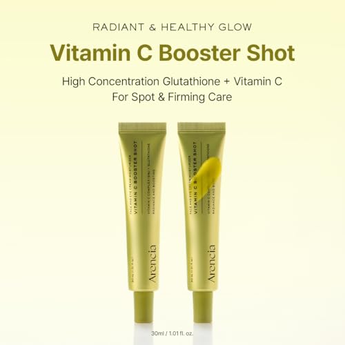 Arencia Vitamin C Booster Serum with Glutathione, Niacinamide, Vitamin E for Glow Skin