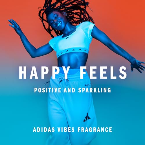 Adidas Vibes Happy Feels Eau de Parfum Spray - 100ml Long-Lasting Fragrance