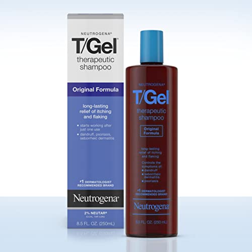 Neutrogena T/Gel Therapeutic Shampoo Original Formula - Anti-Dandruff Treatment (2x 8.5 fl. oz) - Salicylic Acid Shampoo