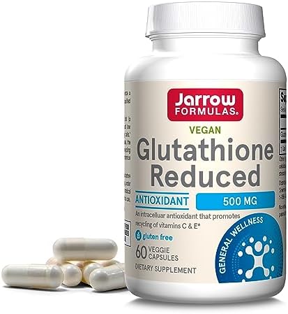 Jarrow Formulas Reduced Glutathione: 500mg (60 Veggie Caps)